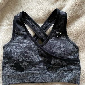 Gymshark camo sports bra